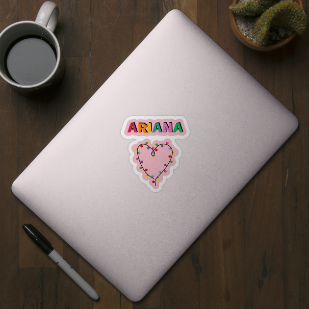 Ariana Custom Request Personalized - Xmas Lights by Pop Cult Store